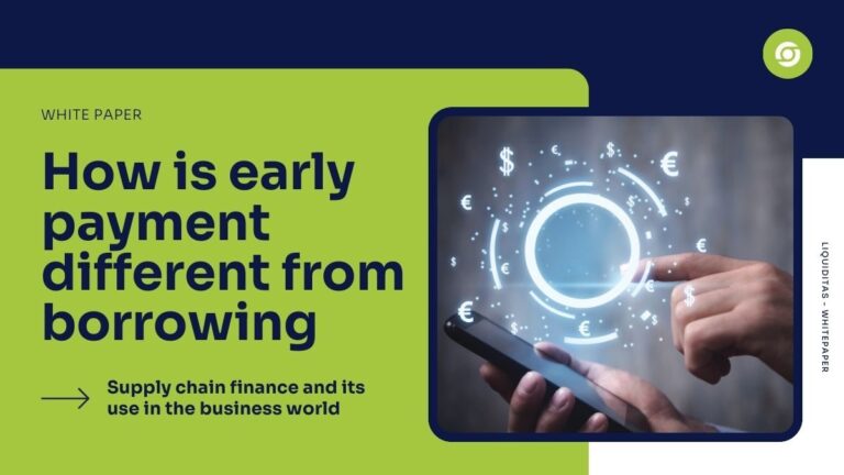 How is early payment different from borrowing?